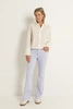 Flared broek met persvouw Fleur