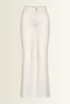 Flared broek met persvouw Fleur