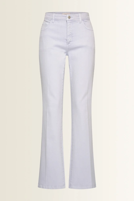 Flared broek met persvouw Fleur