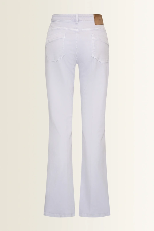 Flared broek met persvouw Fleur