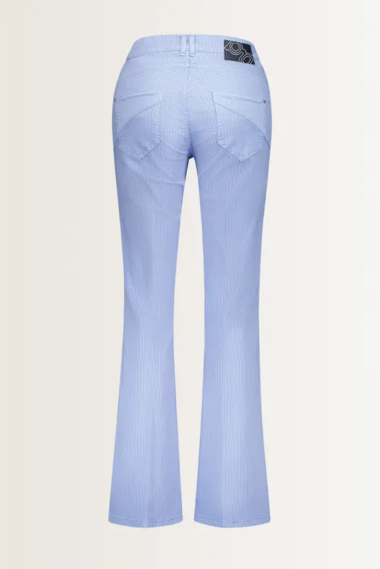 Flared broek met subtiele streep Zuri126 Gardeur