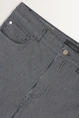 Flared jeans met fijne krijtstreep