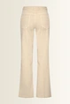 Flared jeans met gevlochten tailleaccent