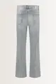 Flared jeans met high-waist Paris Cambio