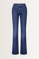 Flared jeans met krijtstreep ZURI136-High Gardeur