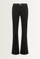 Flared low rise broek