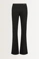 Flared low rise broek