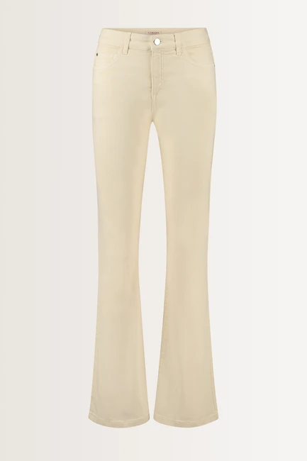 Flared low rise broek