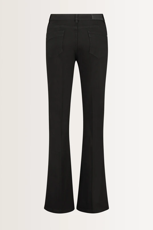 Flared low rise broek