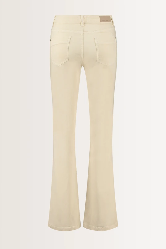 Flared low rise broek