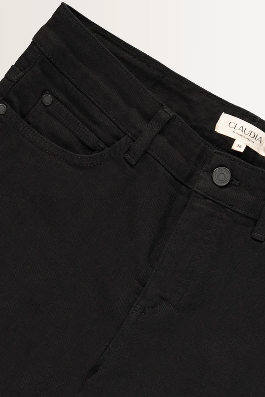 Flared low rise broek