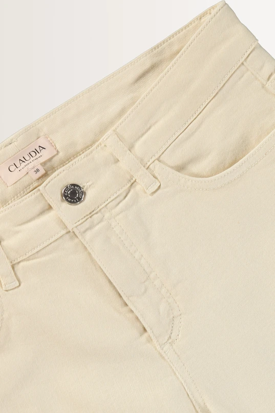 Flared low rise broek