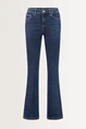 Flared low rise jeans
