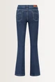 Flared low rise jeans
