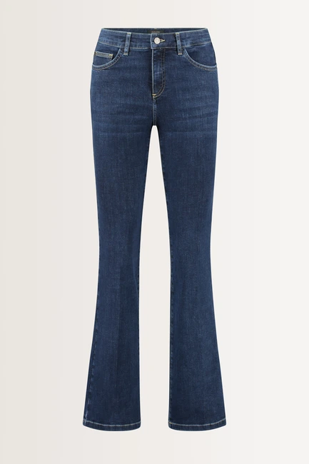 Flared low rise jeans