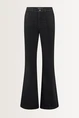 Flared mid rise jeans