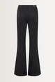 Flared mid rise jeans