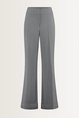 Flared pantalon in melangestof
