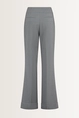 Flared pantalon in melangestof
