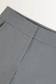 Flared pantalon in melangestof