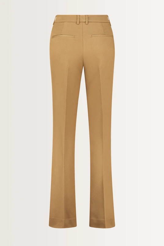 Flared pantalon twill