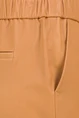 Flared pantalon van leer
