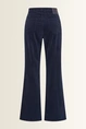 Flared ribfluwelen broek