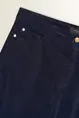 Flared ribfluwelen broek