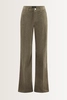 Flared velours broek