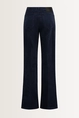 Flared velours broek