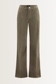 Flared velours broek