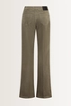 Flared velours broek