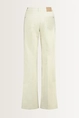 Flared velours broek