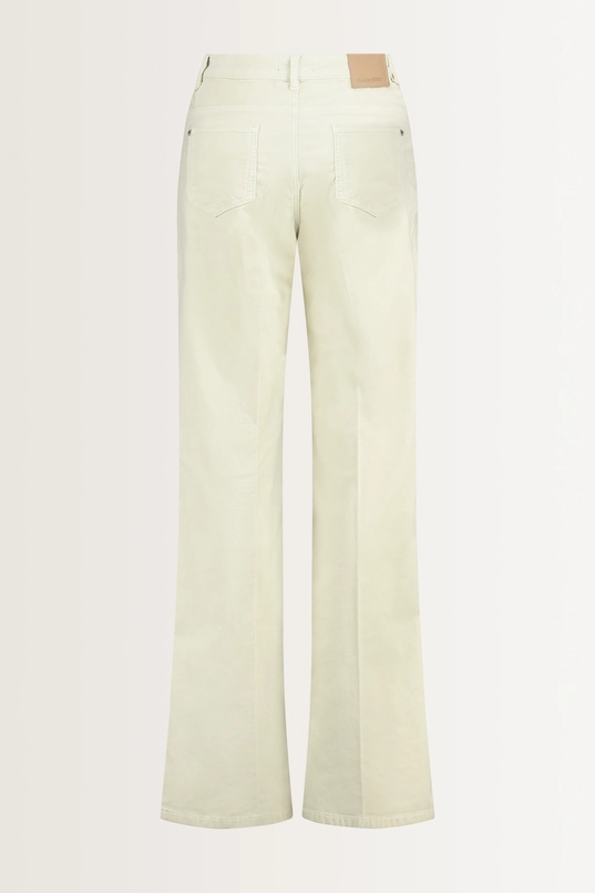 Flared velours broek