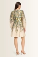 Florale jurk met pofmouwen Vera Mont