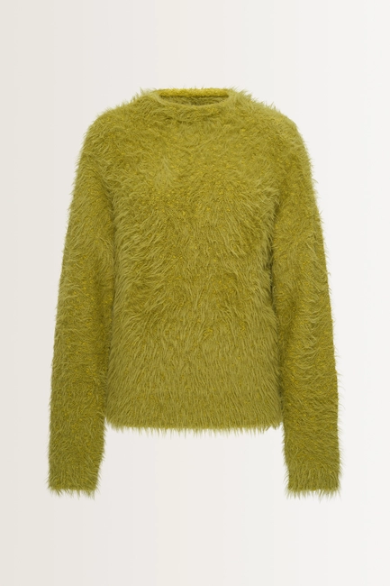 Fluffy trui van wolmix