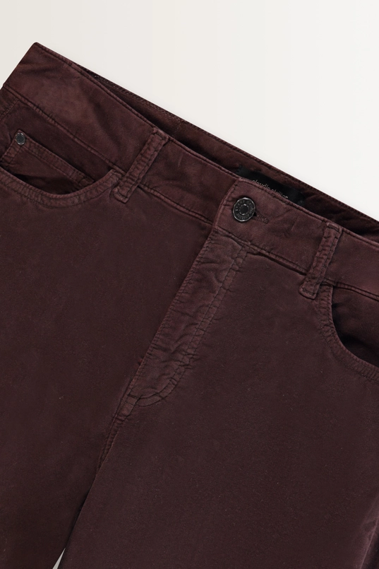 Fluwelen jeans met subtiele bootcut