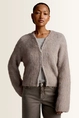 Gebreid alpaca vest met rits Tanzina Someday