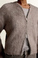 Gebreid alpaca vest met rits Tanzina Someday