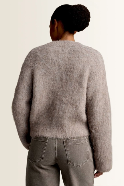 Gebreid alpaca vest met rits Tanzina Someday