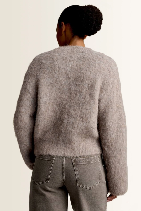 Gebreid alpaca vest met rits Tanzina Someday