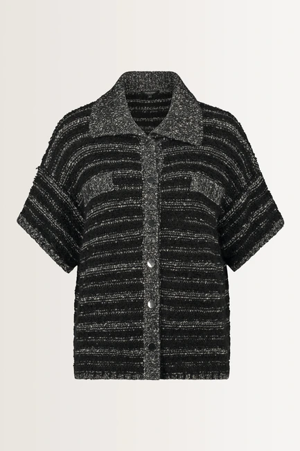 Gebreid gilet tweedlook
