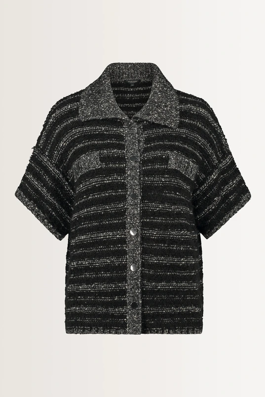 Gebreid gilet tweedlook