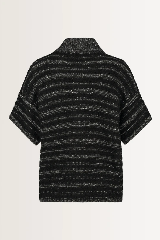 Gebreid gilet tweedlook