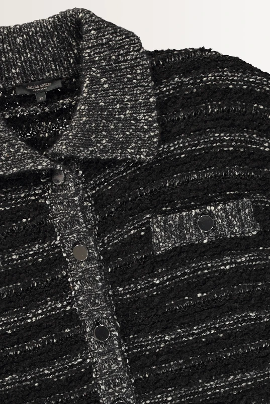Gebreid gilet tweedlook