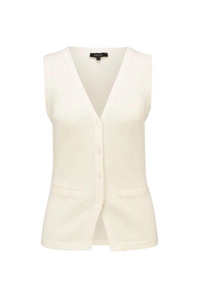 Gebreid gilet