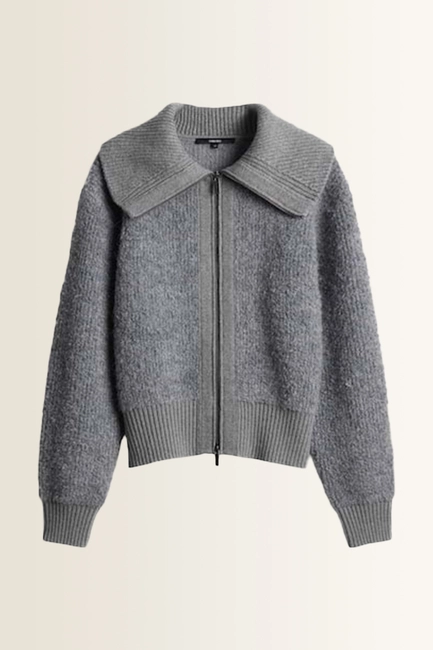 Gebreid vest met Troyer-kraag Teski Someday