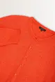 Gebreid vest van alpacawolmix