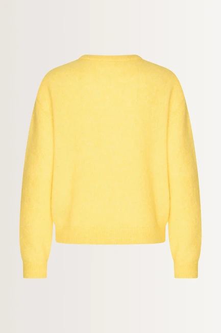 Gebreid vest van alpacawolmix