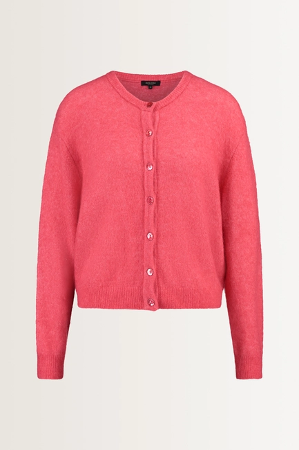 Gebreid vest van alpacawolmix